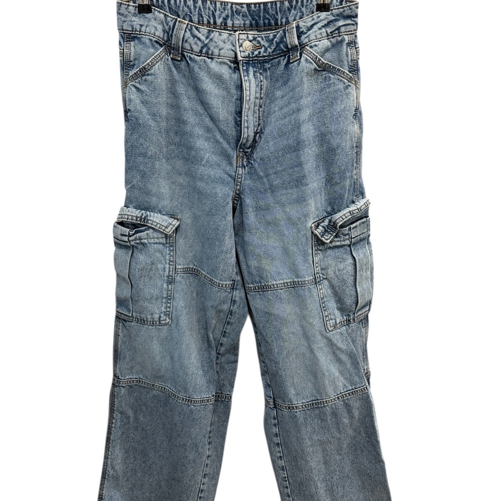 H&M Blue Cargo Jeans